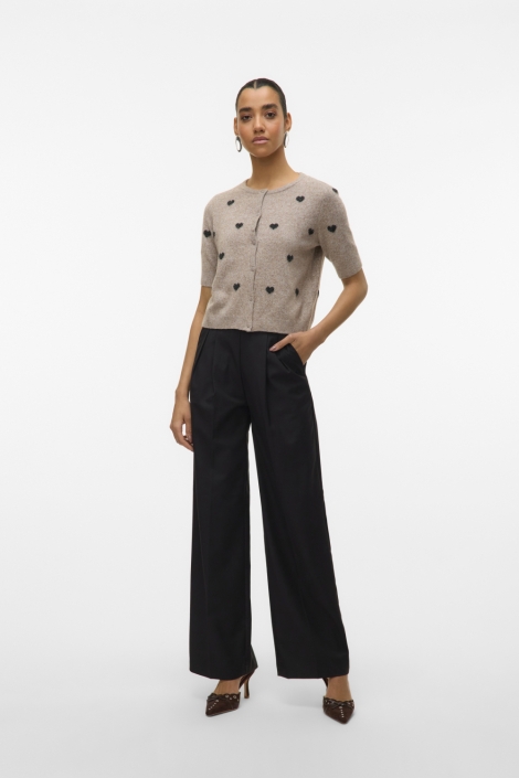 Vero Moda taupe dames vest | Model