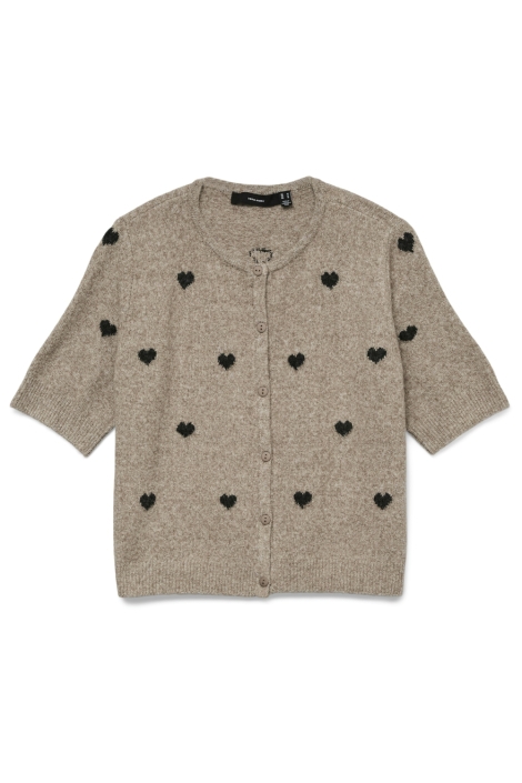 Vero Moda taupe dames vest | Vooraanzicht