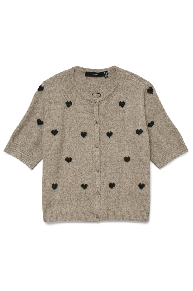 Vero Moda taupe dames vest | Vooraanzicht