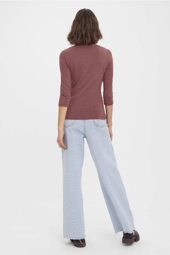 Vero Moda roze dames t-shirt | Model