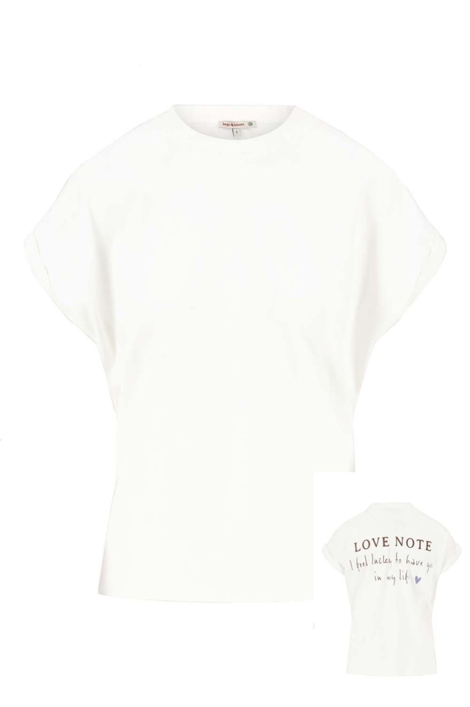 Zusss witte dames t-shirt | Vooraanzicht
