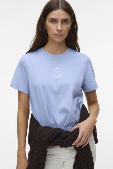 Vero Moda vmsara mette ss top box jrs noos Blauw