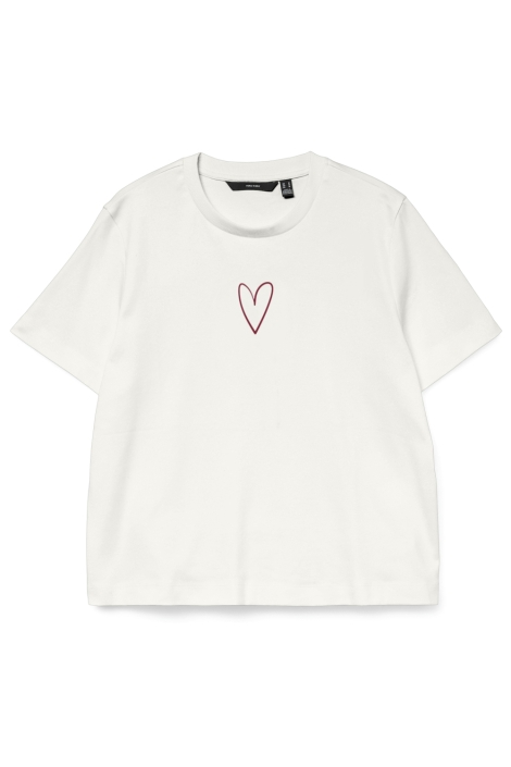 Vero Moda witte dames t-shirt | Vooraanzicht
