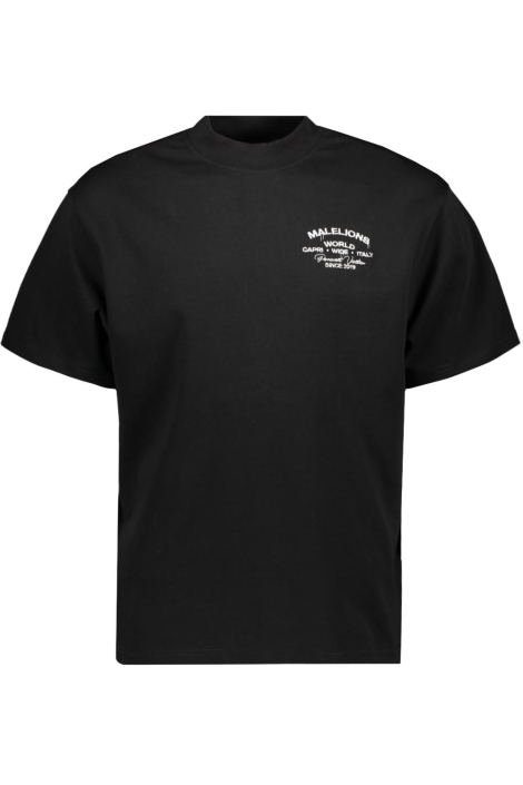 Malelions zwarte heren t-shirt | Vooraanzicht