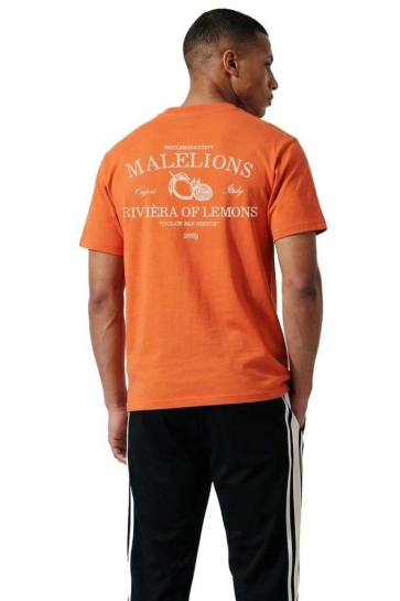 Malelions men riviera t-shirt Oranje