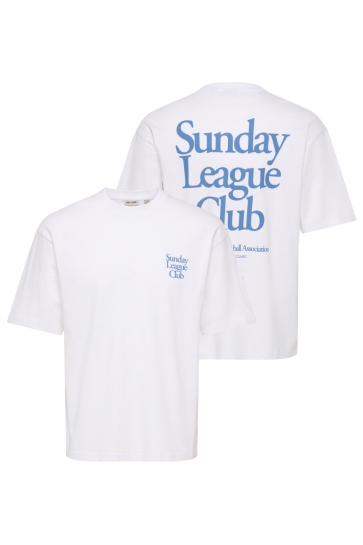 Only & Sons onsfred run club boxy ss tee Wit