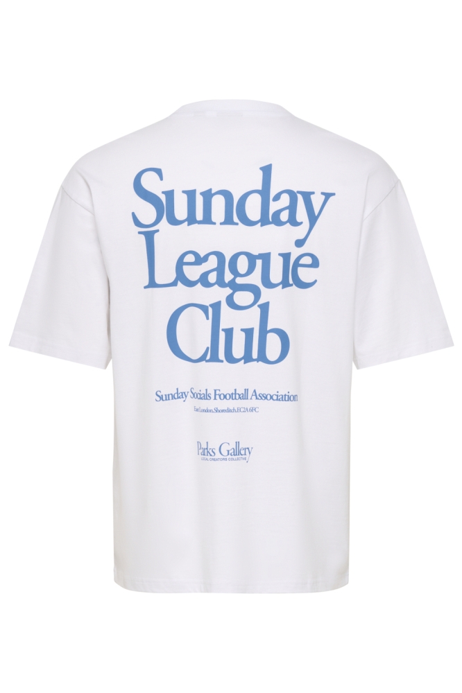 Only & Sons witte heren t-shirt | Achteraanzicht