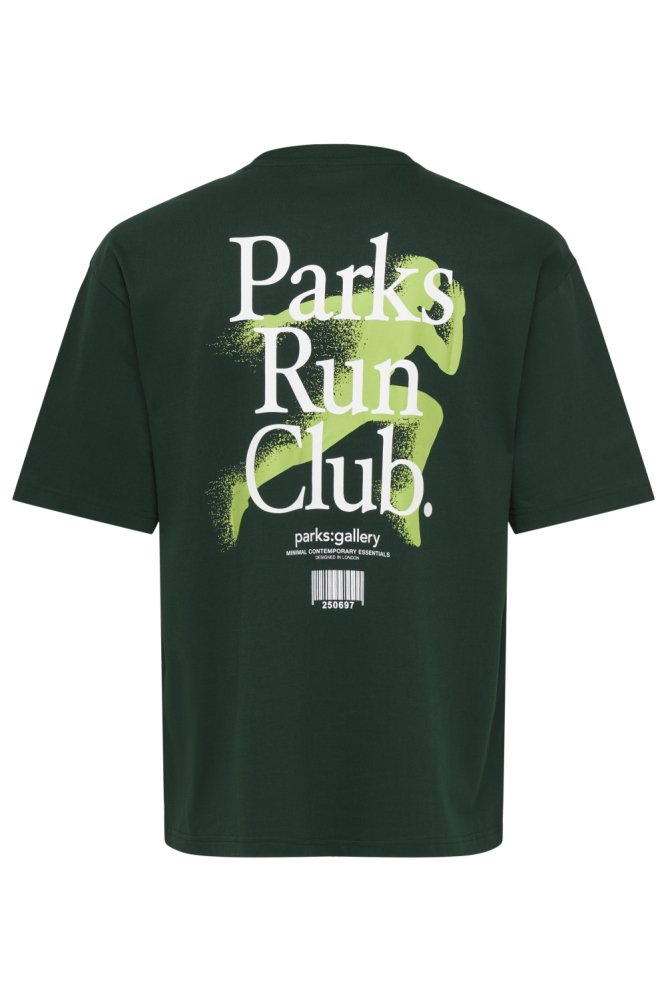 Only & Sons groene heren t-shirt | Achteraanzicht