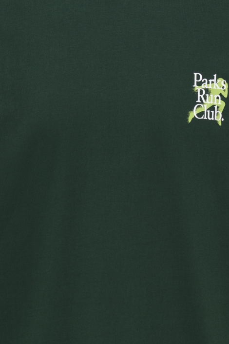 Only & Sons groene heren t-shirt | Close up