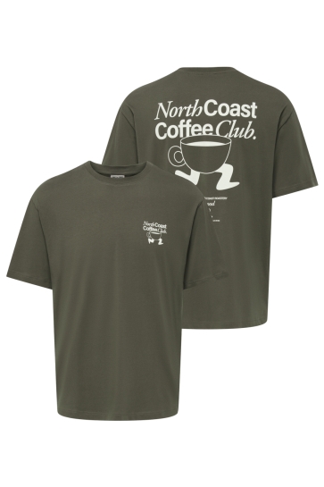 Only & Sons T-shirt ONSAXEL COFFEE RLX SS TEE 22039597 Tarmac/NORTH COAS
