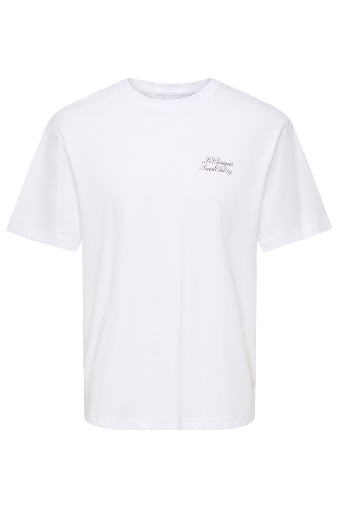 Only & Sons witte heren t-shirt | Vooraanzicht