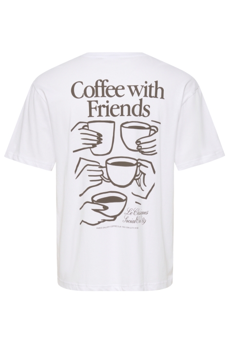 Only & Sons witte heren t-shirt | Achteraanzicht