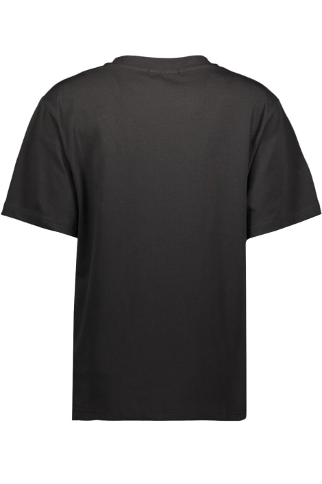 Malelions zwarte dames t-shirt | Achteraanzicht