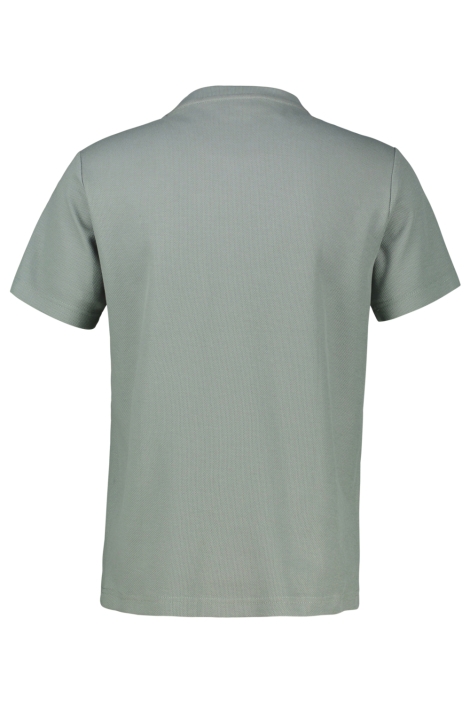 Lerros grijze heren t-shirt | Achteraanzicht