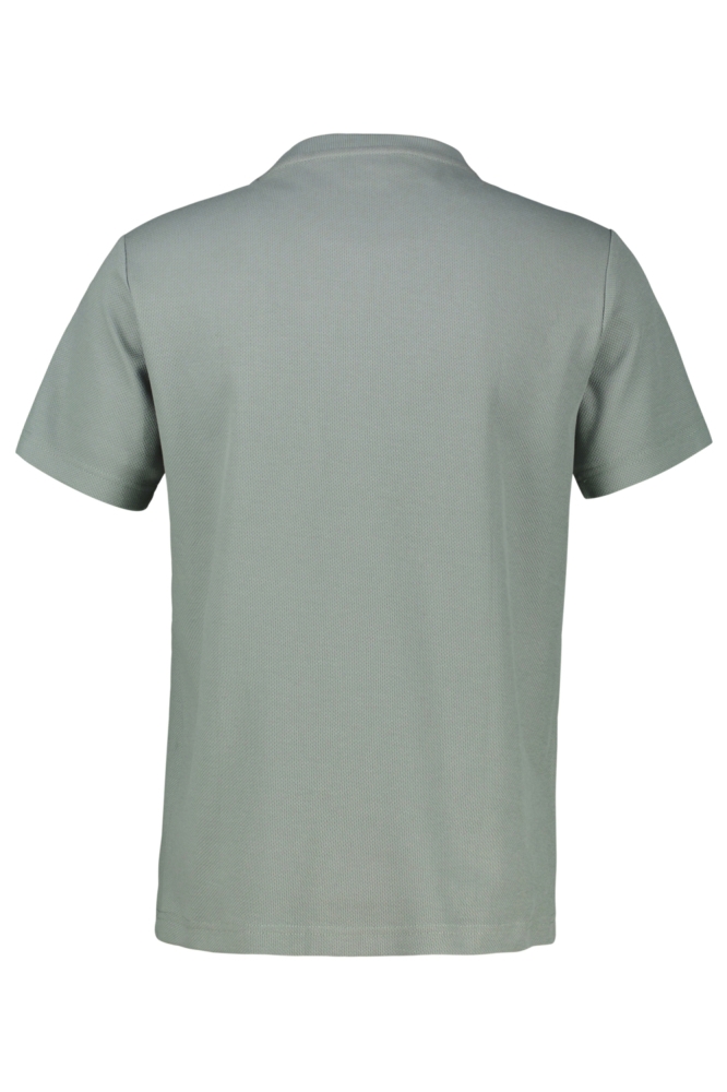 Lerros grijze heren t-shirt | Achteraanzicht