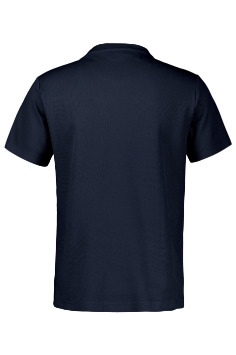 Lerros blauwe heren t-shirt | Achteraanzicht