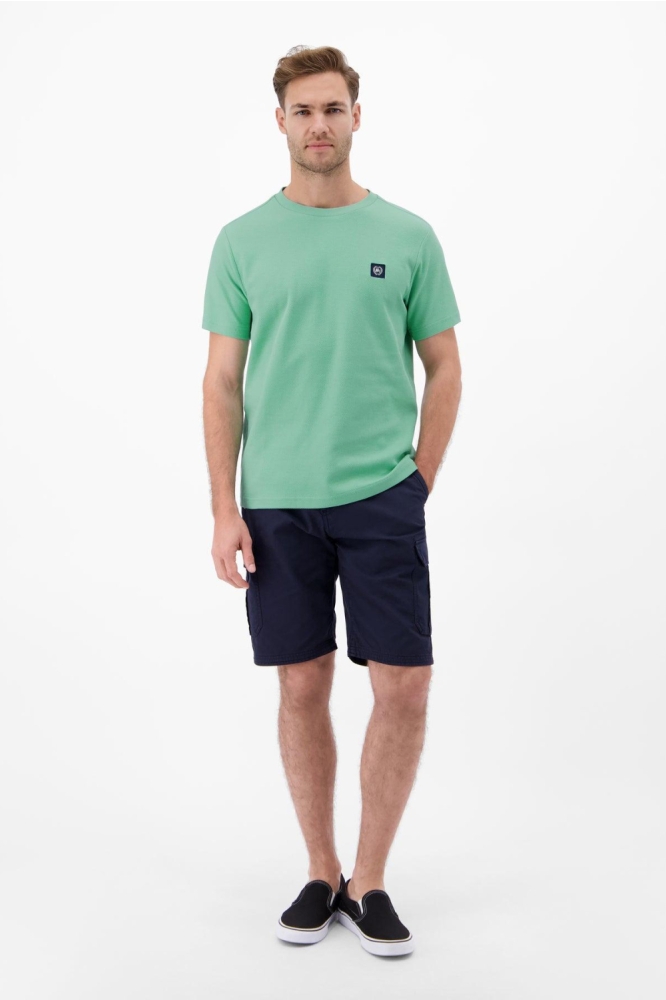 Lerros groene heren t-shirt | Model