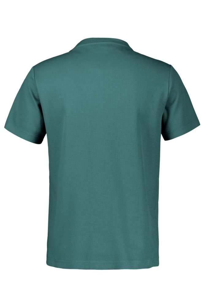 Lerros groene heren t-shirt | Achteraanzicht