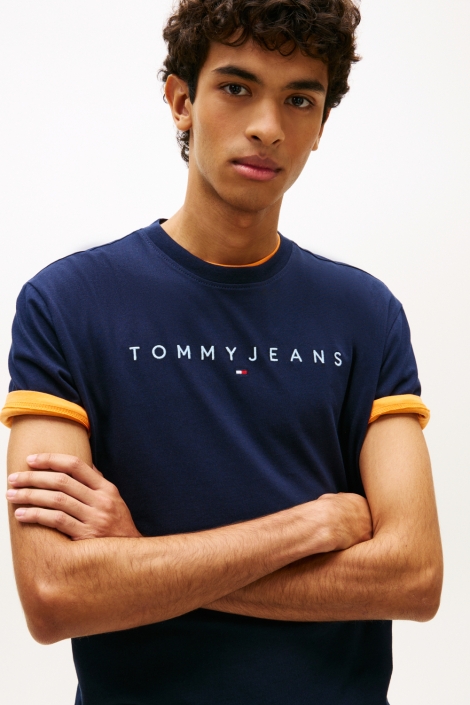 Tommy Jeans blauwe heren t-shirt |