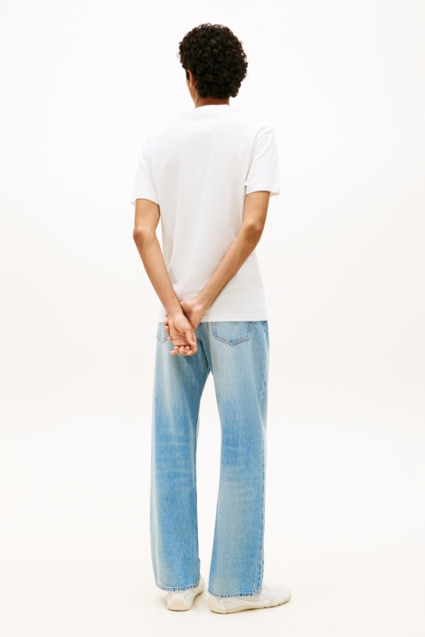 Tommy Jeans ecru heren t-shirt | Model