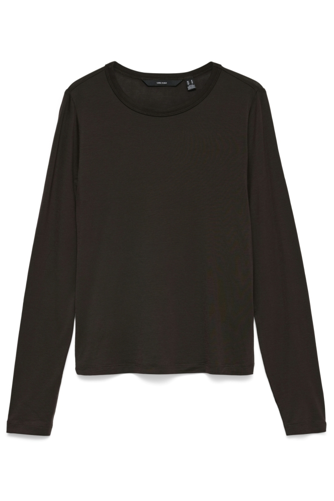Vero Moda bruine dames t-shirt | Vooraanzicht