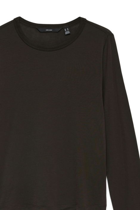 Vero Moda bruine dames t-shirt | Close up