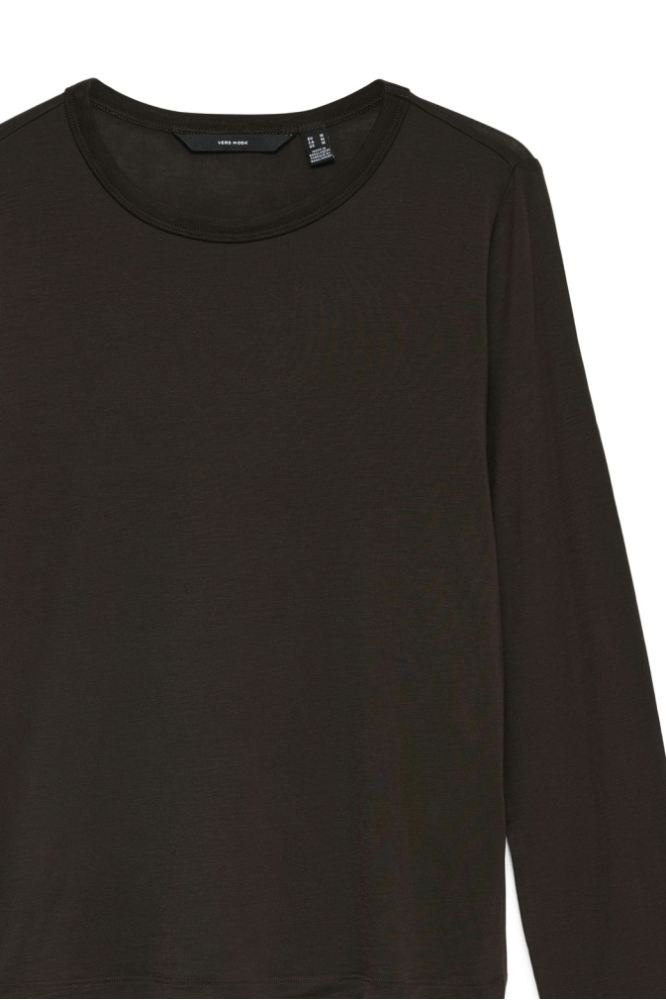Vero Moda bruine dames t-shirt | Close up
