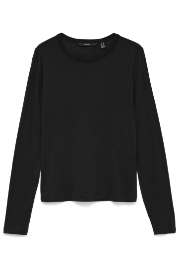 Vero Moda T-shirt VMADA LS TOP JRS NOOS 10351248 BLACK
