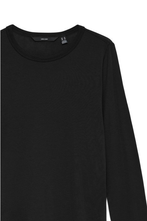 Vero Moda zwarte dames t-shirt | Close up