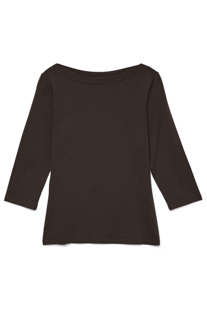 Vero Moda bruine dames t-shirt | Vooraanzicht