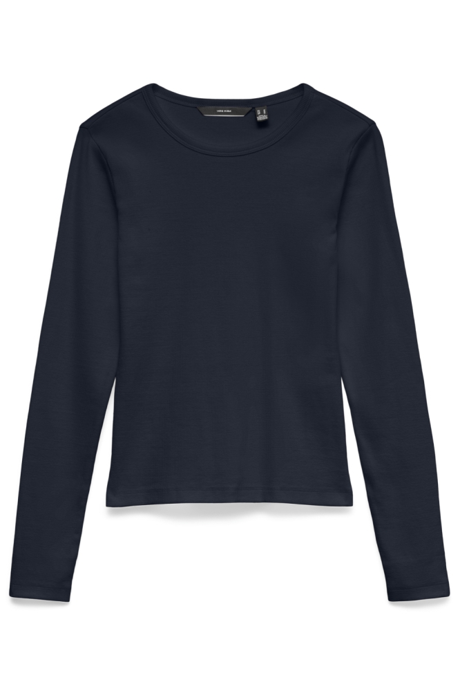 Vero Moda blauwe dames t-shirt | Vooraanzicht