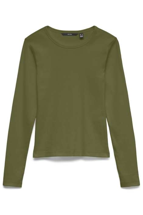 Vero Moda groene dames t-shirt | Vooraanzicht