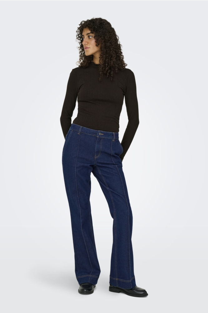 Jacqueline de Yong bruine dames t-shirt | Model