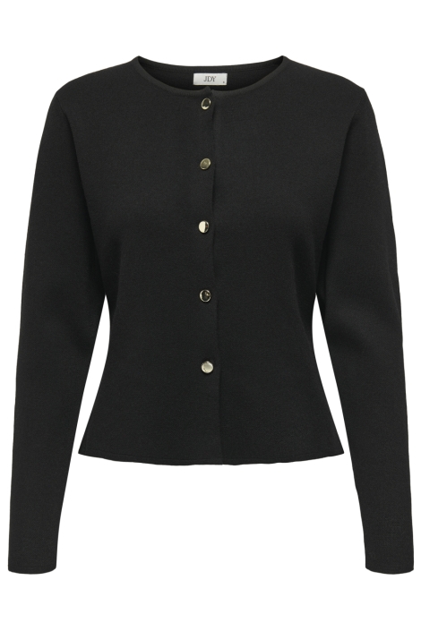Jacqueline de Yong zwarte dames vest | Vooraanzicht