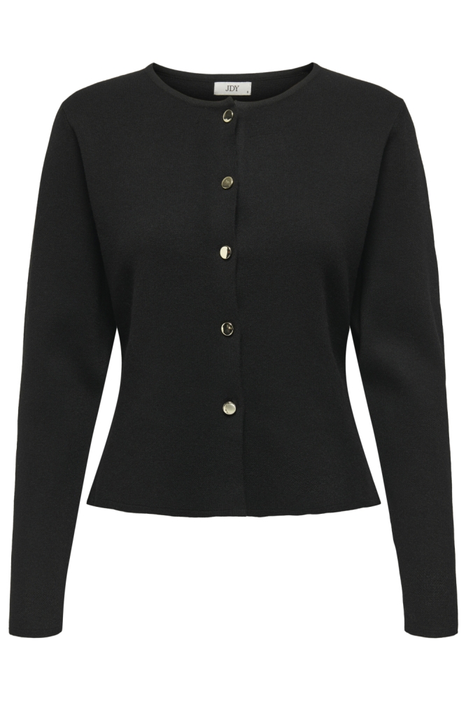 Jacqueline de Yong zwarte dames vest | Vooraanzicht
