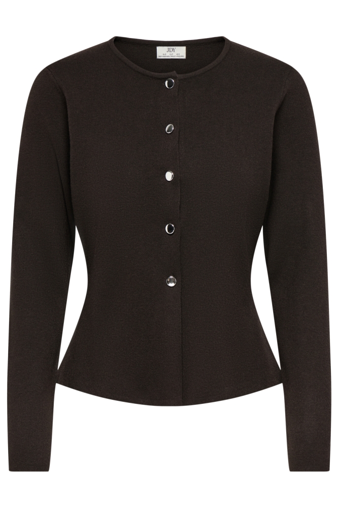 Jacqueline de Yong bruine dames vest | Vooraanzicht
