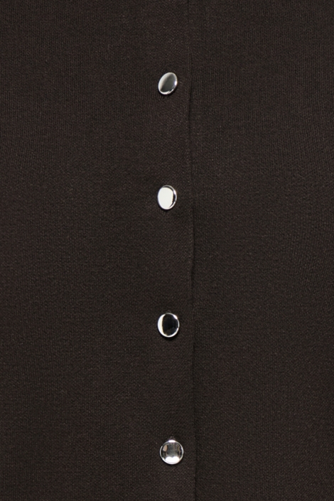 Jacqueline de Yong bruine dames vest | Close up