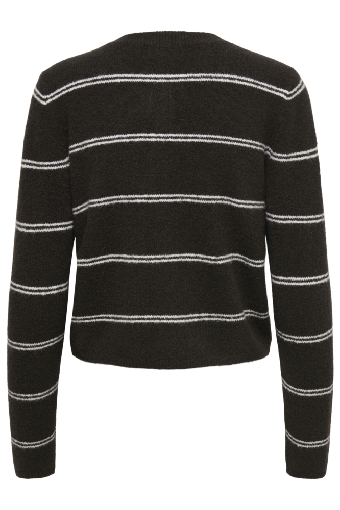 Jacqueline de Yong bruine dames vest | Achteraanzicht