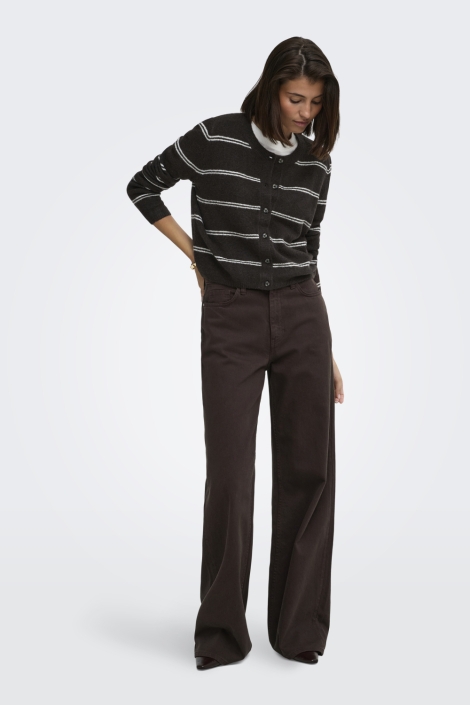 Jacqueline de Yong bruine dames vest | Model