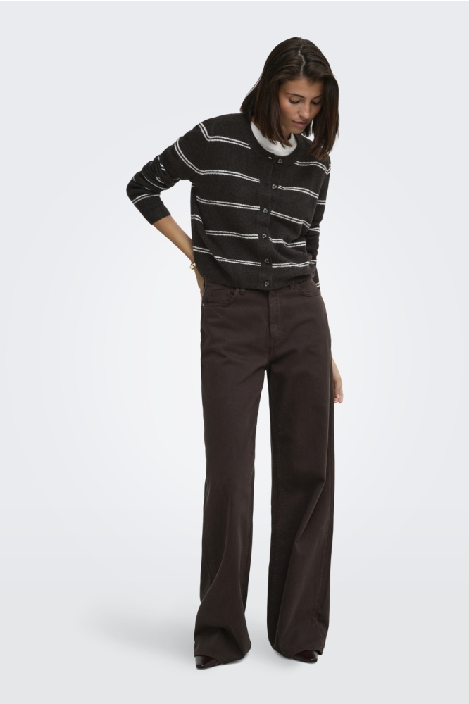 Jacqueline de Yong bruine dames vest | Model