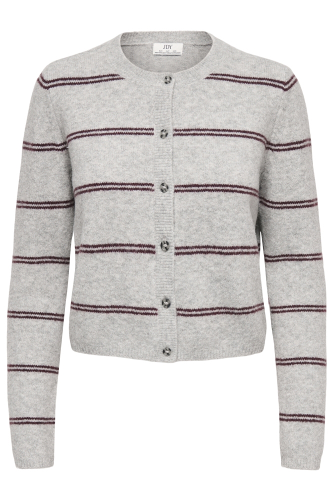 Jacqueline de Yong grijze dames vest | Vooraanzicht