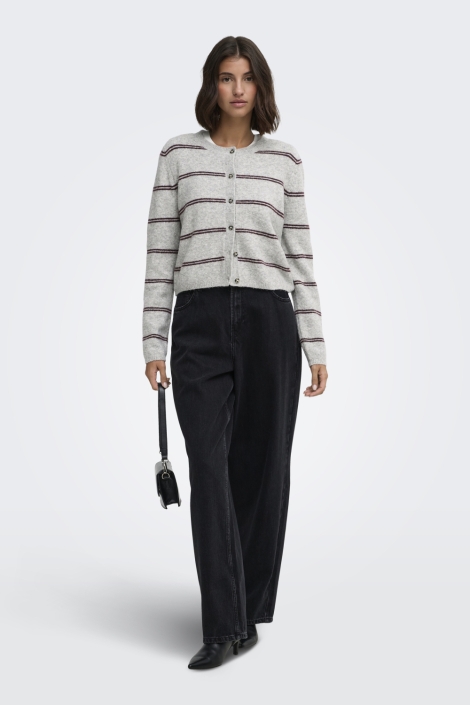 Jacqueline de Yong grijze dames vest | Model