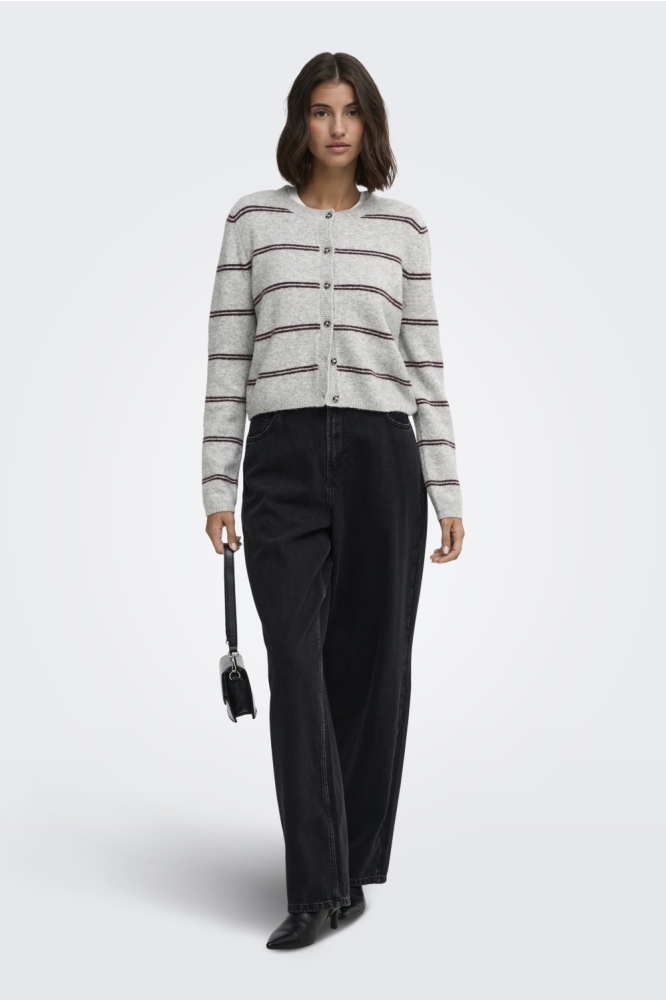 Jacqueline de Yong grijze dames vest | Model