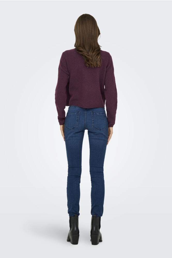 Jacqueline de Yong bordeaux dames vest | Model