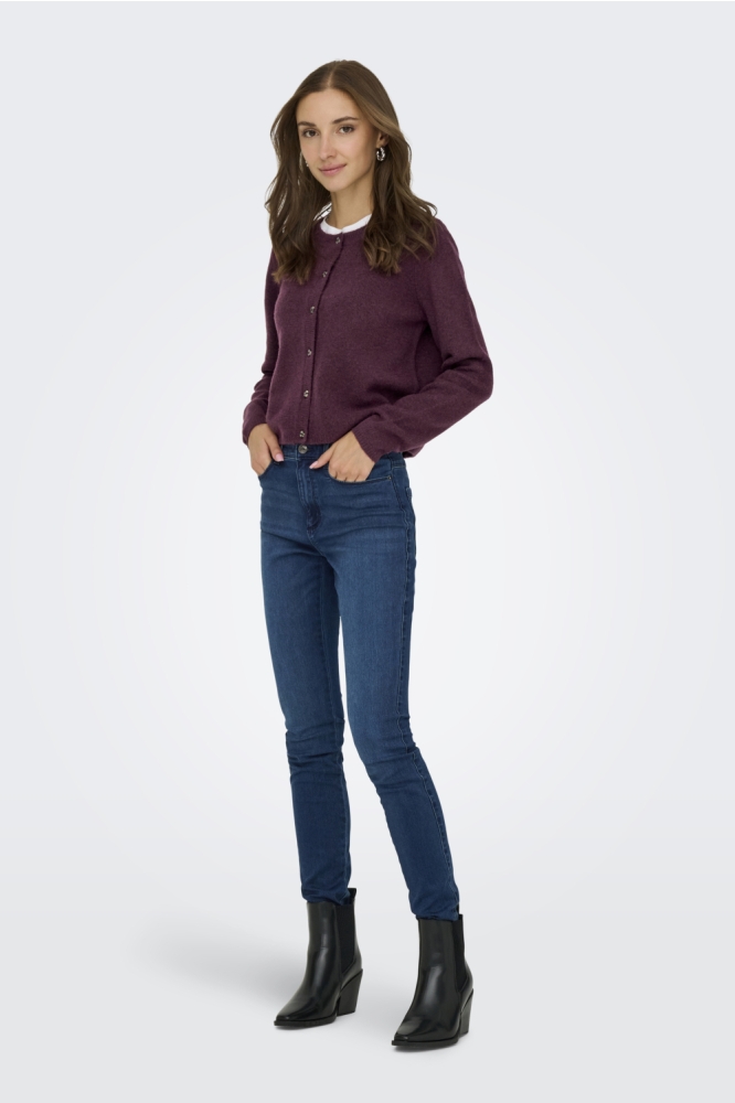 Jacqueline de Yong bordeaux dames vest | Model