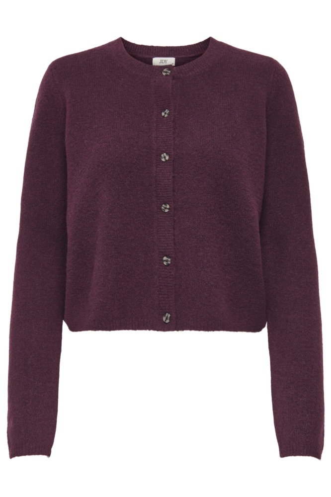 Jacqueline de Yong bordeaux dames vest | Vooraanzicht