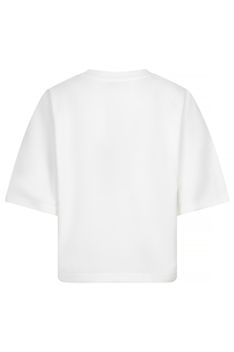 Studio Amaya witte dames t-shirt | Achteraanzicht