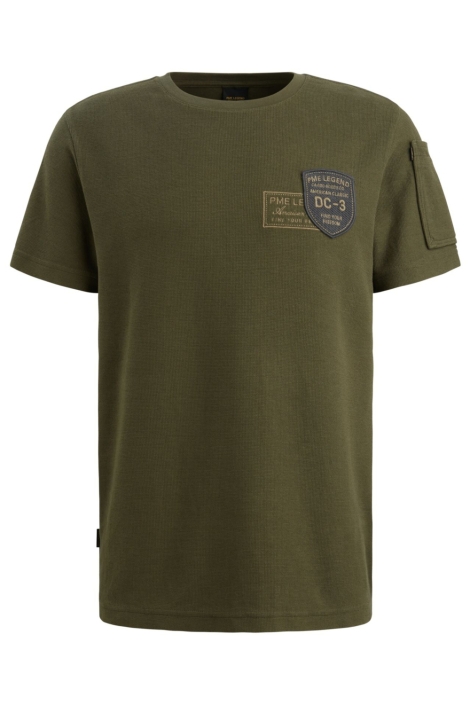 PME legend groene heren t-shirt | Vooraanzicht