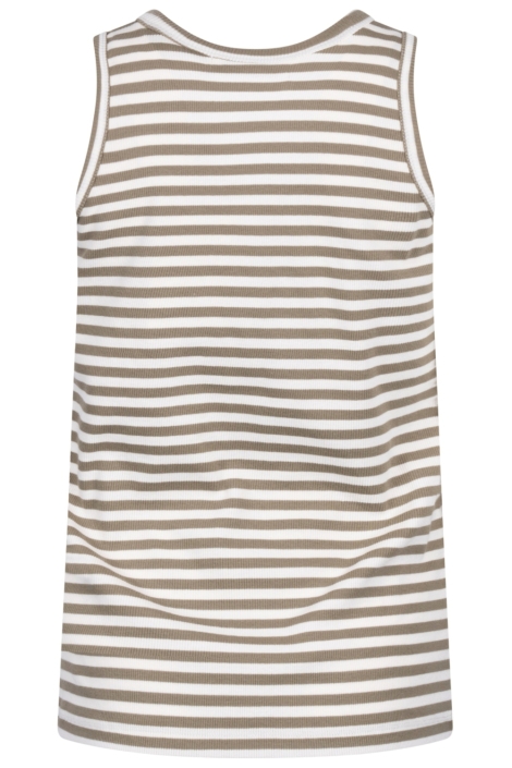 Nukus beige dames top | Achteraanzicht