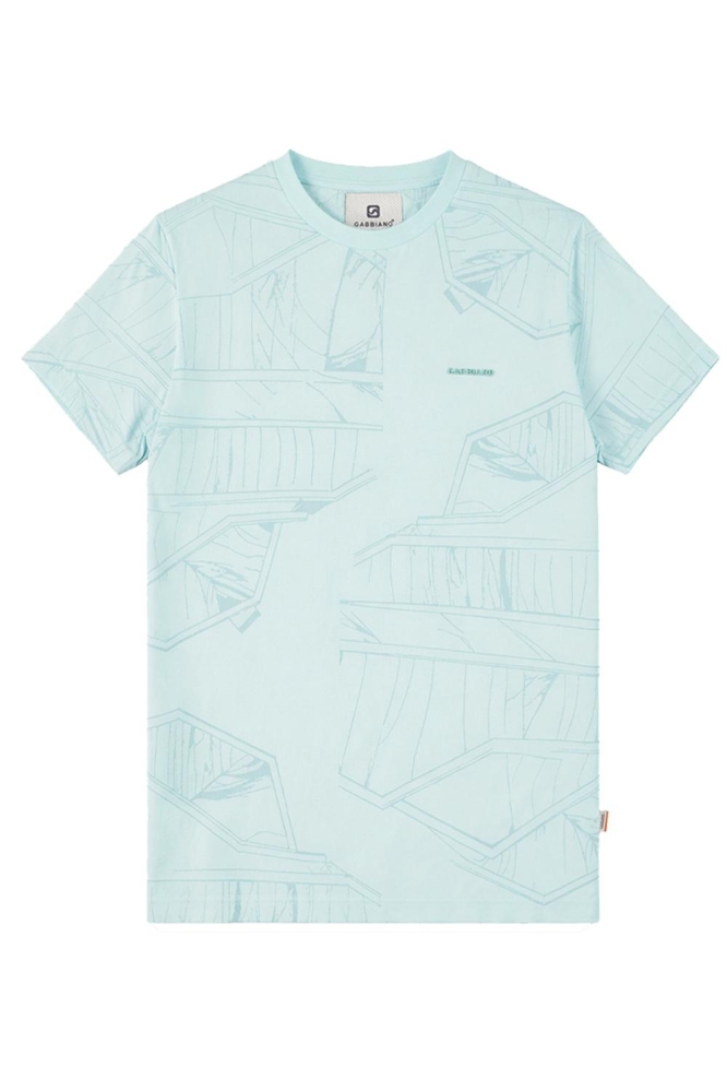 Gabbiano blauwe heren t-shirt | Vooraanzicht
